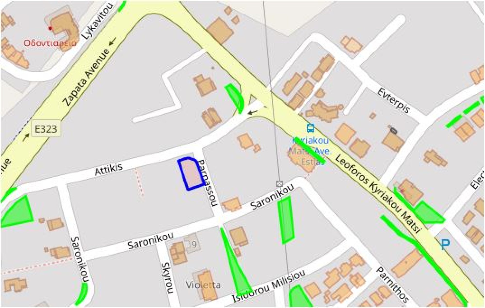 For Sale, Land, Plot, Larnaca, Aradippou, Agios Fanourios, 580m² — image 2